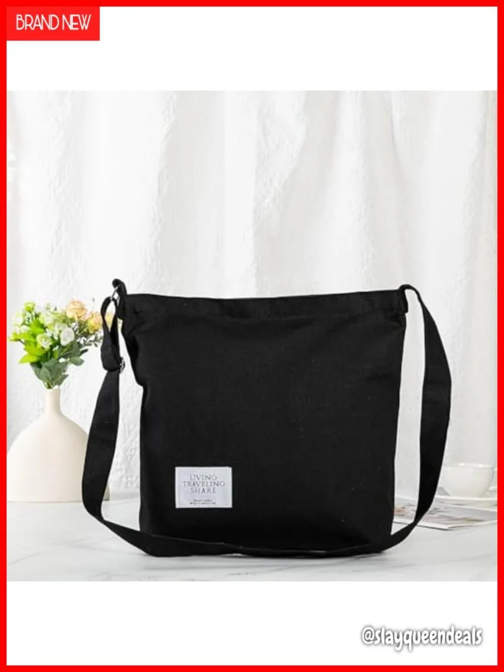 Women's Retro Large Canvas Shoulder Bag Hobo Crossbody Tote